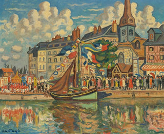 Boat in the Port - Henri Linard de Saint-Délis — artwork view