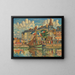 Boat in the Port - Henri Linard de Saint-Délis — framed artwork on a wall