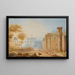 View of the Roman Forum - Henri Lévêque — framed artwork on a wall
