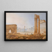 View of the Forum with the Arch of Septimius Severus - Henri Lévêque — framed artwork on a wall