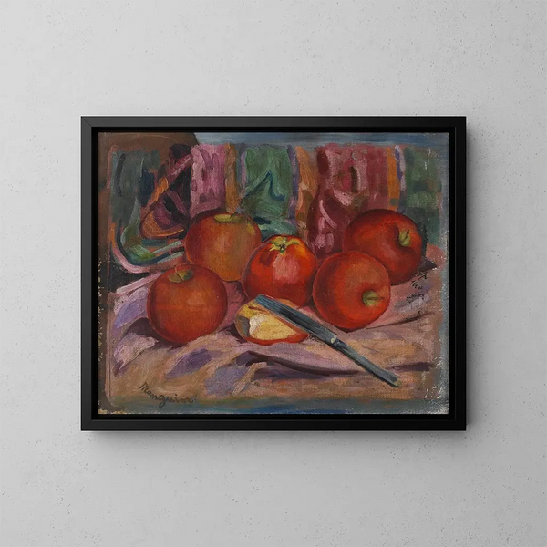 Apples - Henri Manguin — framed artwork on a wall