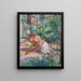 Jeanne dans le jardin de Neuilly - Henri Manguin — framed artwork on a wall