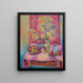 Mimosas dans la chocolatière - Henri Manguin — framed artwork on a wall