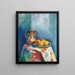 Still life with copper pitcher - Henri Manguin — framed artwork on a wall