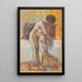 Nude at the Toilet - Henri Manguin — framed artwork on a wall