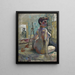 Nude at the studio, The Croup, Boursault Street - Henri Manguin — framed artwork on a wall