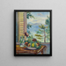 Peaches and Grapes at the Window - Henri Manguin — framed artwork on a wall