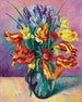 Tulips Parrot Painting - Henri Manguin — artwork view
