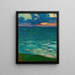 At the seaside - Henri Martin — framed artwork on a wall