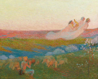 Berger and His Three Muses - Henri Martin — artwork view