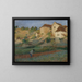 Hoeing in a garden at Labastide-du-Vert - Henri Martin — framed artwork on a wall