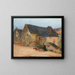 Chevrière devant une vieille maison à Labastide - Henri Martin — framed artwork on a wall