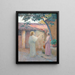 The Christ and the Samaritan Woman - Henri Martin — framed artwork on a wall