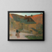 Derniers rayons, une ferme dans le Lot - Henri Martin — framed artwork on a wall