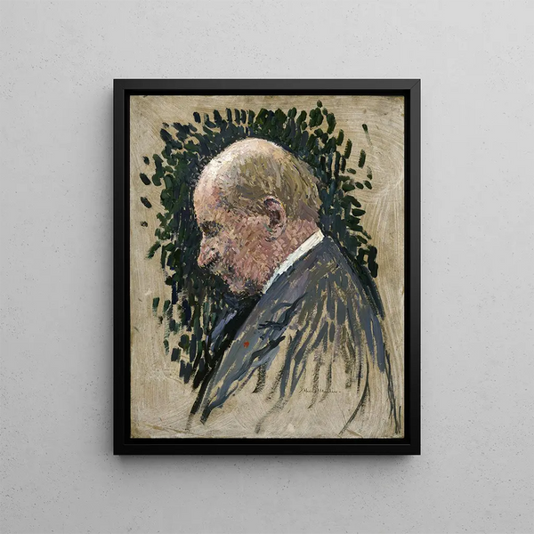 Gustave Charpentier 1860-1956 composer - Henri Martin — framed artwork on a wall