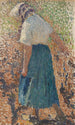 Young woman in the vineyards - Henri Martin — artwork view