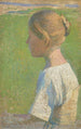 Young woman in profile - Henri Martin — artwork view