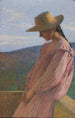 Young girl sitting - Henri Martin — artwork view