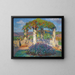 The arbor of the northwest corner of Marquayrol park - Henri Martin — framed artwork on a wall