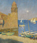 La Tour de Collioure lever de lune - Henri Martin — artwork view