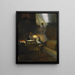 The Philosopher or L'Inspiration of the Poet - Henri Martin — framed artwork on a wall