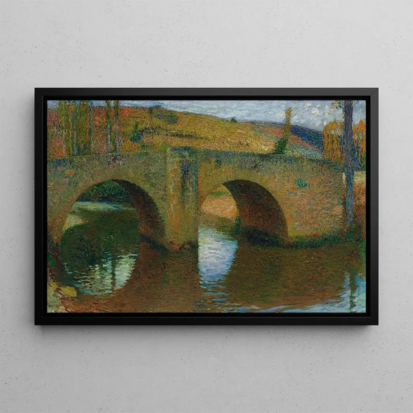 Le Pont de Labastide-du-Vert - Henri Martin — framed artwork on a wall