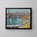 Le Vieux-Port de Marseille - Henri Martin — framed artwork on a wall