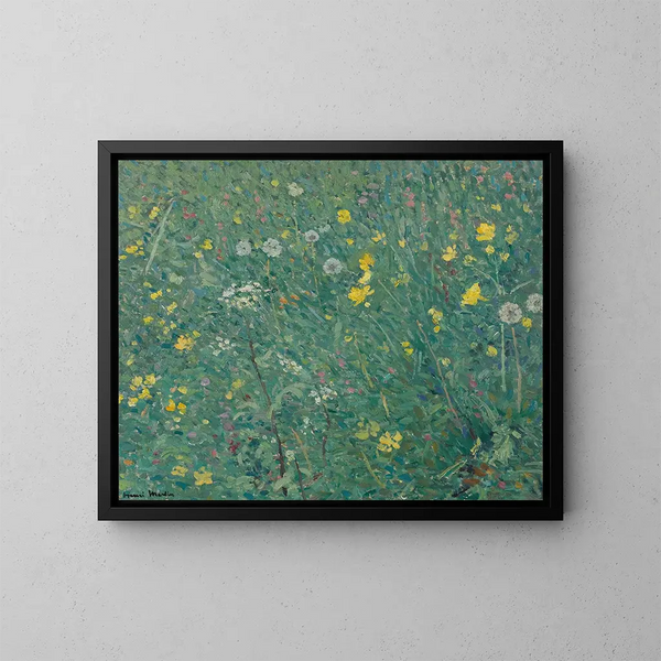 Les Fleurs - Henri Martin — framed artwork on a wall