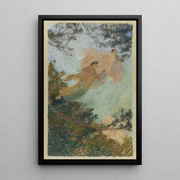 Les Muses - Henri Martin — framed artwork on a wall