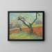The Old Plum Tree - Henri Martin — framed artwork on a wall