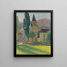 L'église de Labastide-du-Vert - Henri Martin — framed artwork on a wall