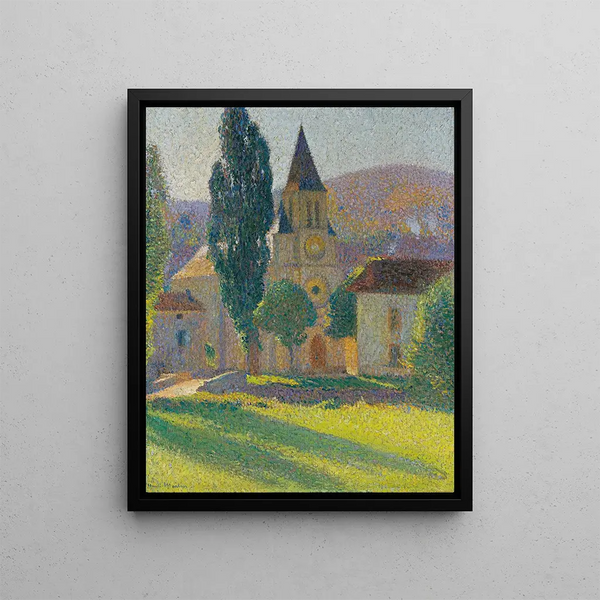 L'église de Labastide-du-Vert - Henri Martin — framed artwork on a wall
