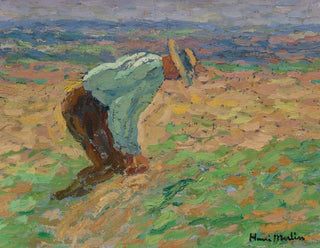 Lieur de gerbe - Henri Martin — artwork view