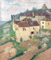 Houses in Saint-Cirq-Lapopie - Henri Martin — artwork view