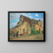 Landscape Painting of the Countryside - Henri Martin — framed artwork on a wall