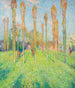Sunny Prairie with Poplars - Henri Martin — artwork view