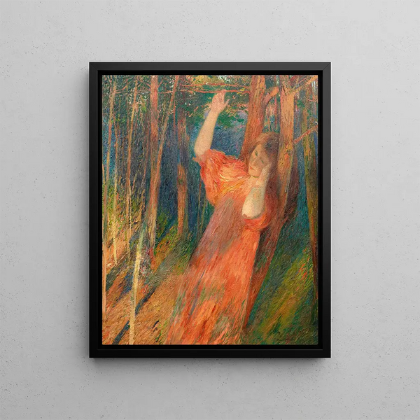 Autumn Daydream Painting - Henri Martin — framed artwork on a wall