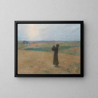 Saint Francis of Assisi - Henri Martin — framed artwork on a wall