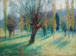 Willows in the Green Valley - Henri Martin — artwork view