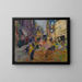 Street Scene - Henri Martin — framed artwork on a wall