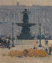 one of the fountains of Place de la Concorde, Paris - Henri Martin — artwork view