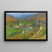 General view of Labastide-du-Vert from the top of Marquayrol park - Henri Martin — framed artwork on a wall