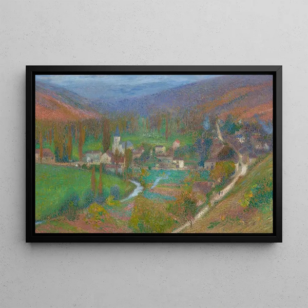 General view of Labastide-du-Vert from the top of Marquayrol park - Henri Martin — framed artwork on a wall