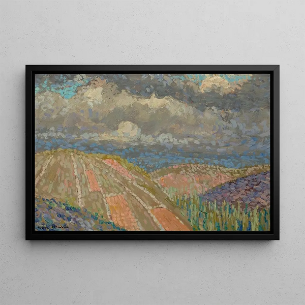 Study of the Causse du Lot - Henri Martin — framed artwork on a wall