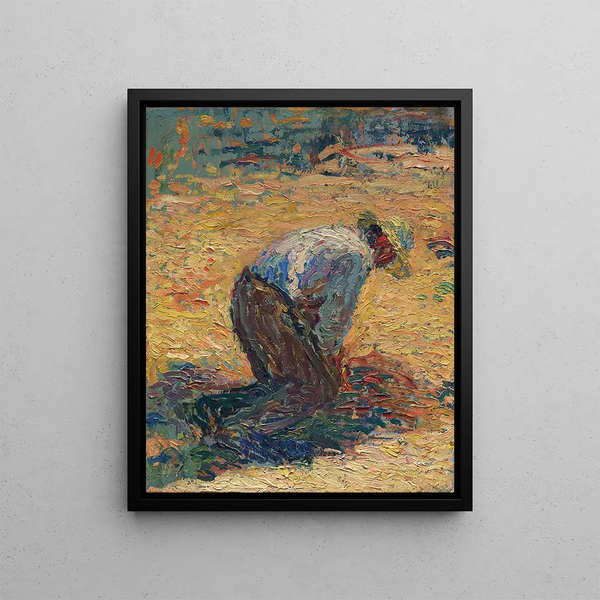 Study for The Harvest - Henri Martin — framed artwork on a wall