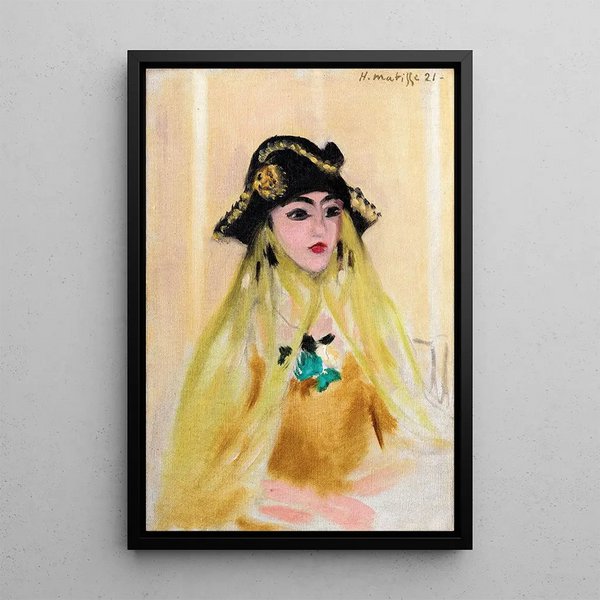 Ancilla - Henri Matisse — framed artwork on a wall