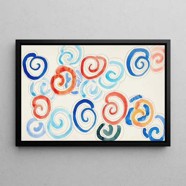 Snails - Henri Matisse — framed artwork on a wall