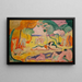 The Joy of Living - Henri Matisse — framed artwork on a wall
