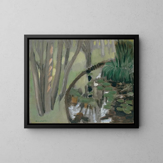 Le ruisseau de Maintenon - Henri Matisse — framed artwork on a wall