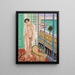 Nude at the Window - Henri Matisse — framed artwork on a wall